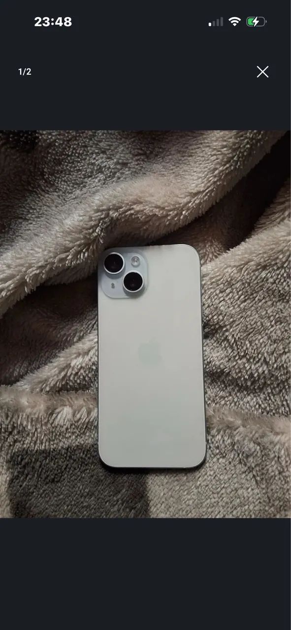 iPhone 15 branco novinho nunca aberto e na garantia Apple