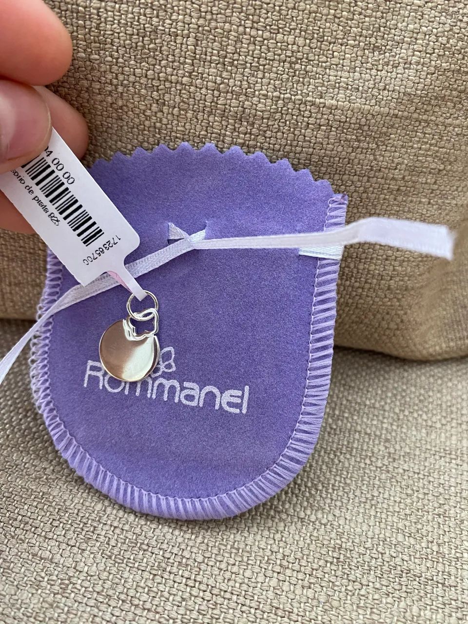 Pingente Rommanel em Prata 925 ?Gratidão? - Foto 4