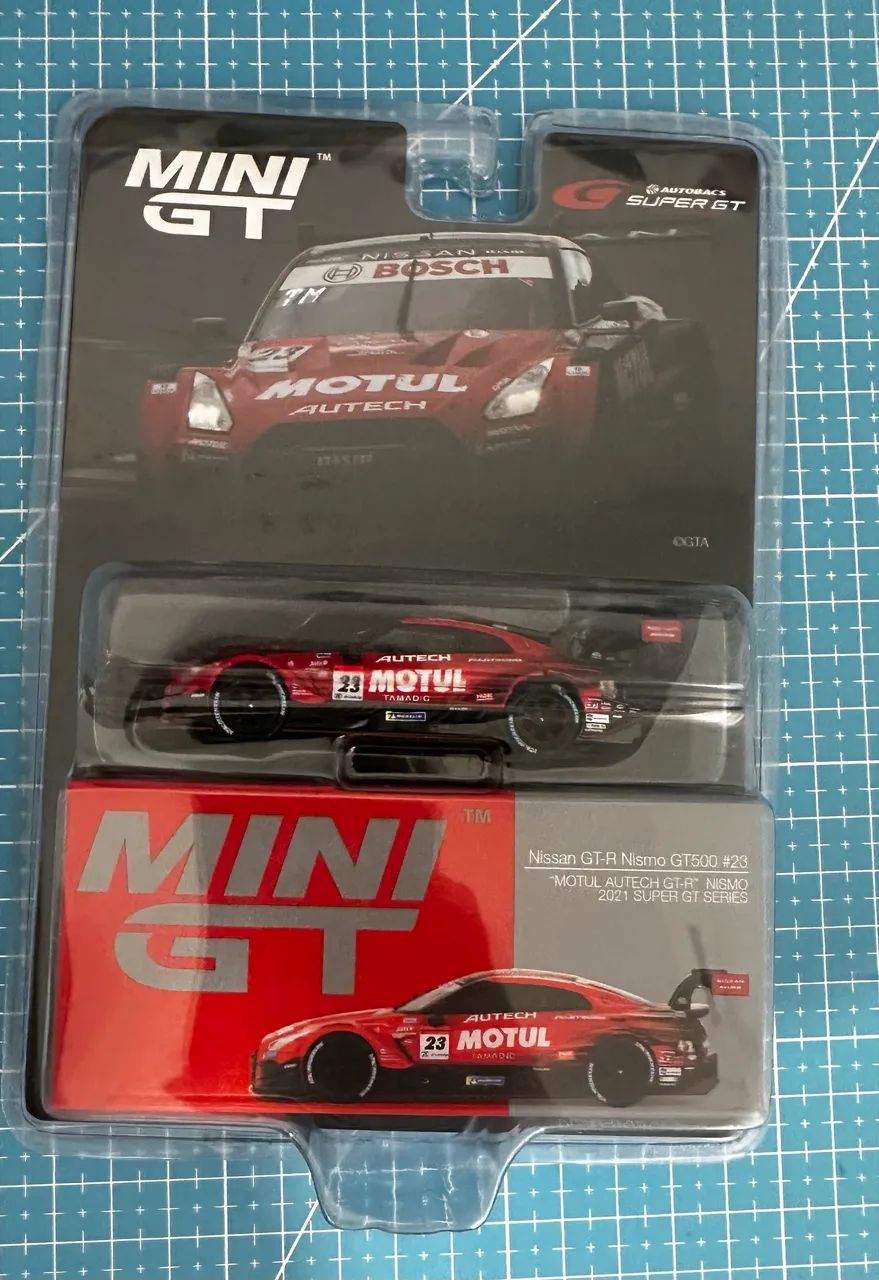 Mini GT Nissan GT-R Nismo GT500 #23 Motul Autech 2021 Super GT