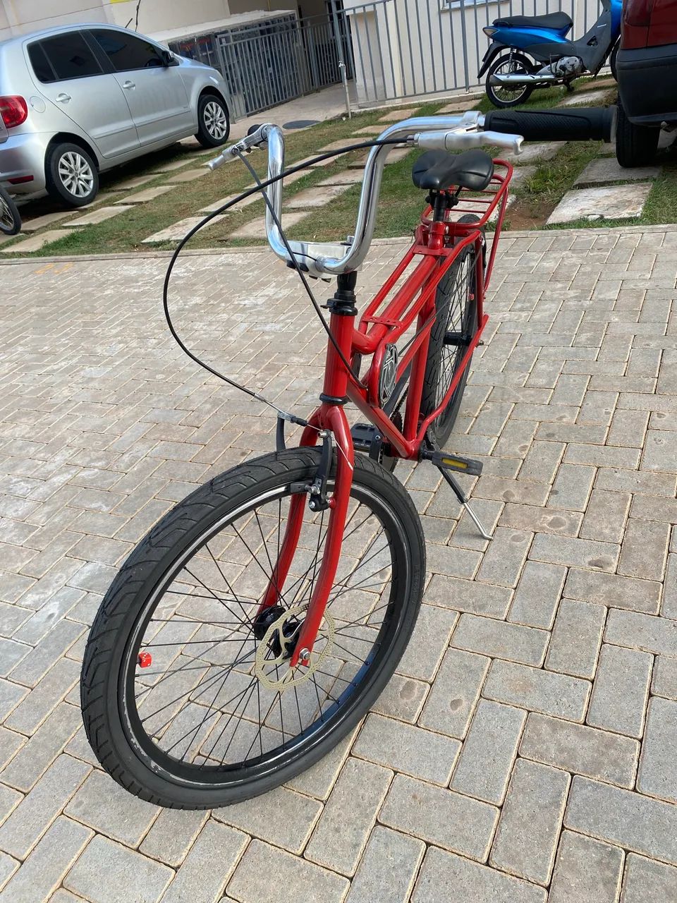 BICICLETA ARO 26 - NOVA, LINDA E PRONTA PARA USAR!  - Foto 4