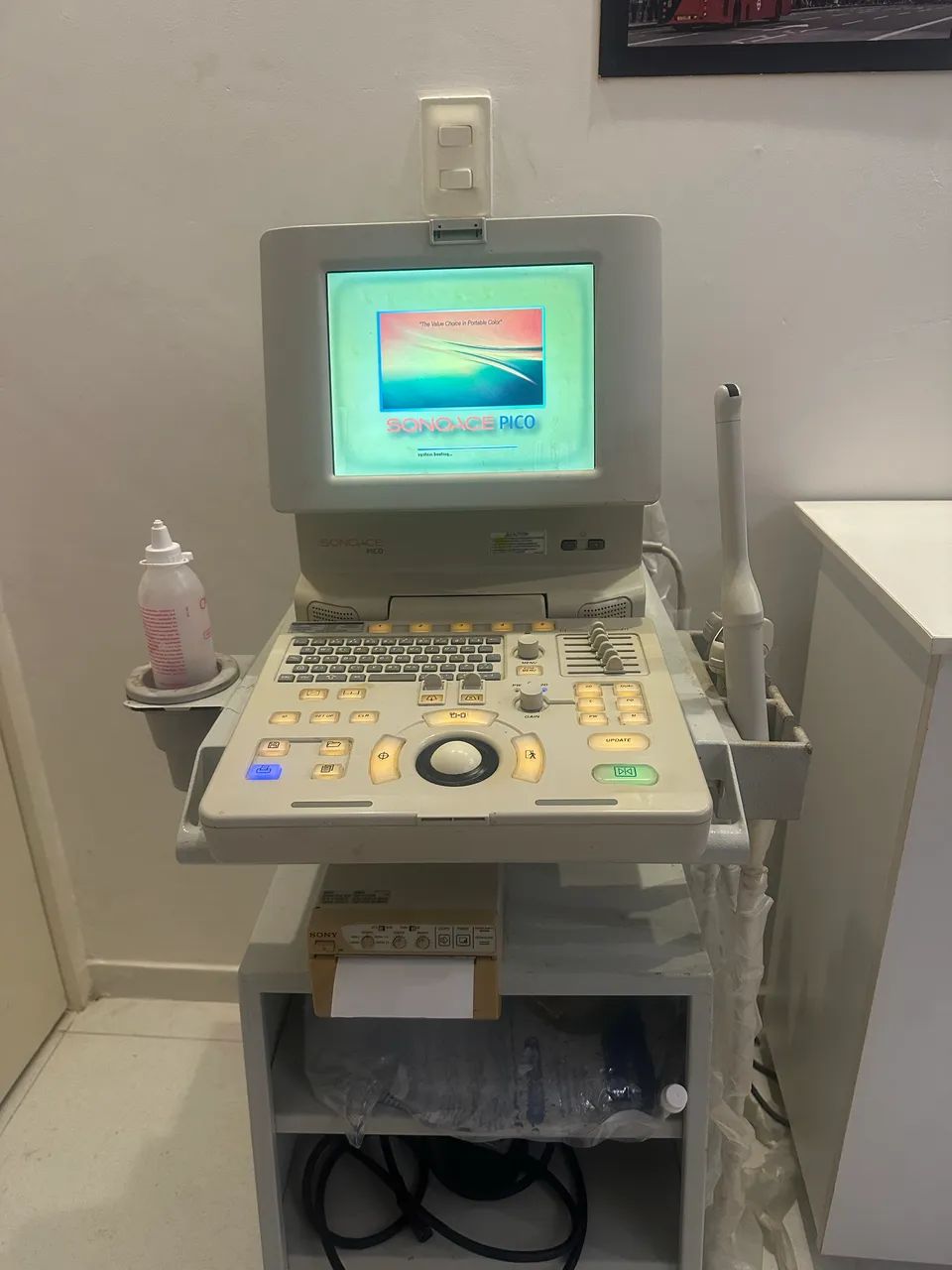 Ultrassom completo com carrinho e empressora  - Foto 2