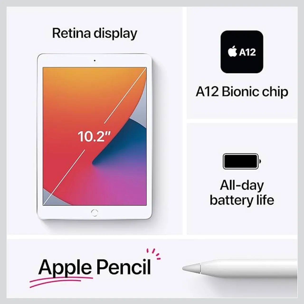 IPAD 8 Geração 32 GB + Apple Pencil  - Foto 5