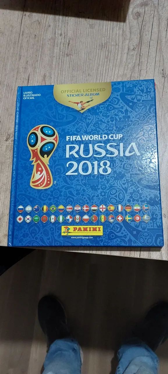 Album capa dura copa 2018 completo original 
