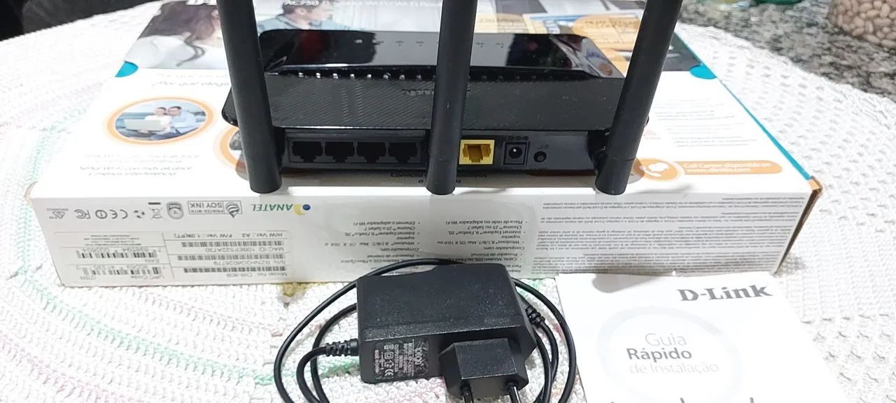 Roteador D-link dir809 preto - Foto 4