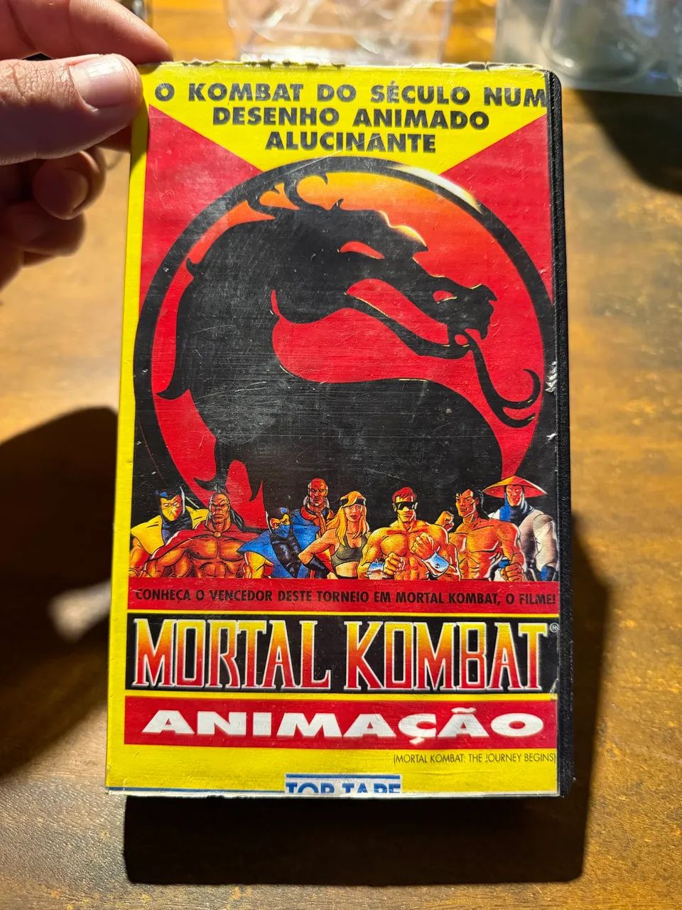 Fitas vhs antigas mortal kombat cavaleiro dos zodíacos - Jogos de