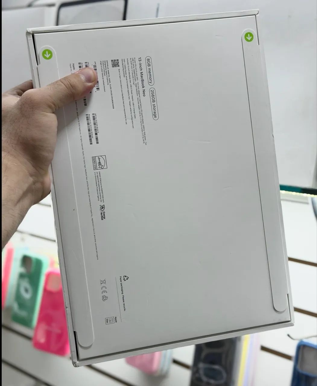 Macbook neo 8gb / 256gb novo lacrado LOJA FÍSICA 1 ano de garantia
