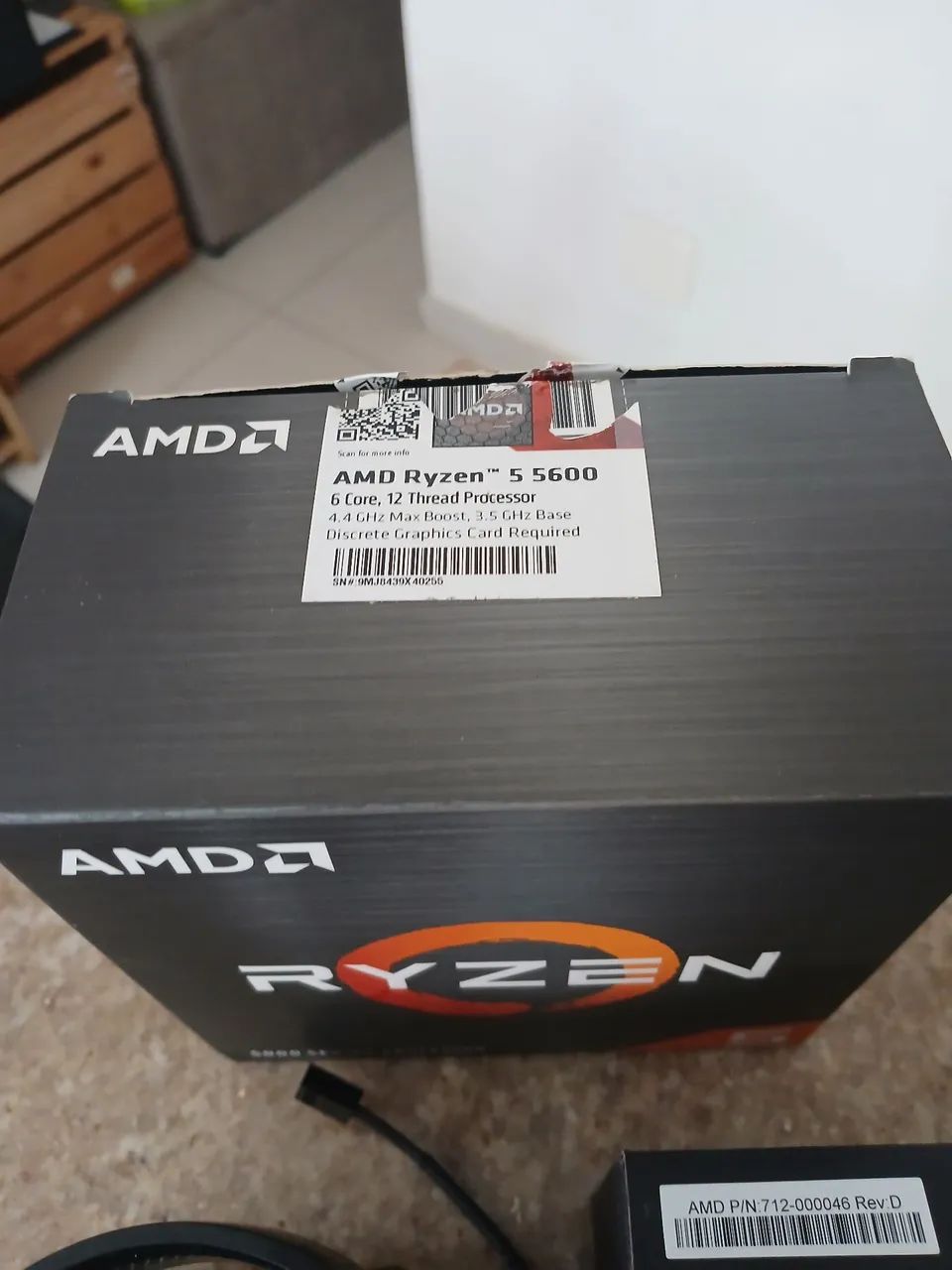 COOLER BOX RYZEN 5 5600, ZERO, NA CAIXA ! - Foto 3