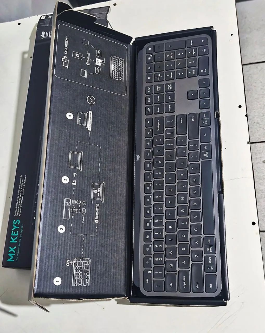 Teclado sem fio Logitech Mx Keys s - Foto 2