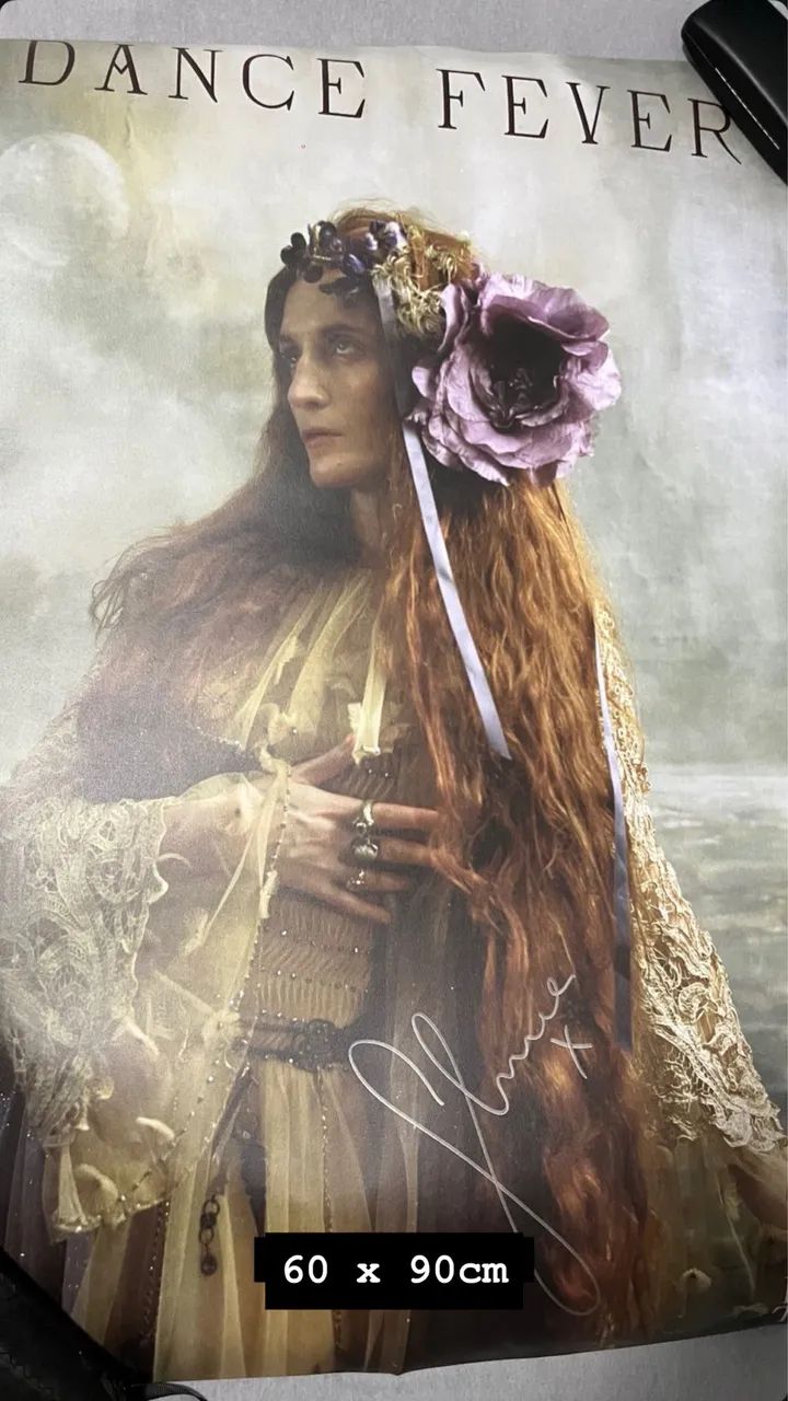 Poster Florence + The Machine Autografado (Signed) 
