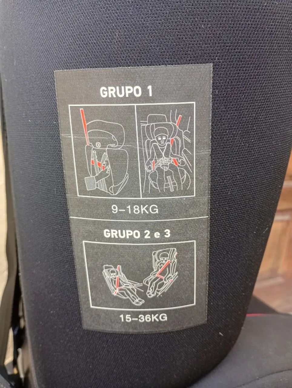 Cadeirinha BEBELIÊ para auto  9 a 36k - Foto 4