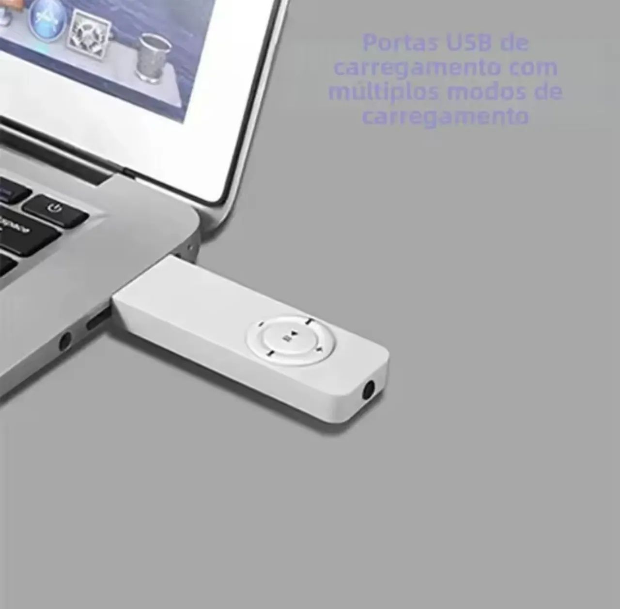 MP3 player USB com entrada para cartão de memória - Foto 5