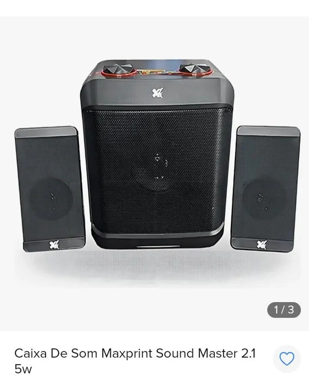 Vendo Caixa de som para saída de audio - Foto 3