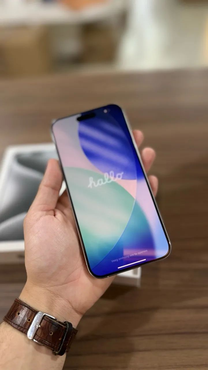 iPhone 15 Pro Max 256GB Titânio Branco | Impecável | Caixa + Cabo Original - Foto 4