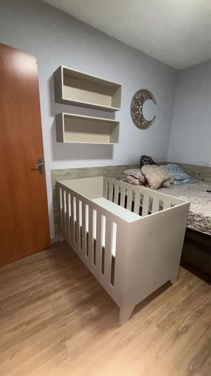 Berço Bege MDF - Foto 2