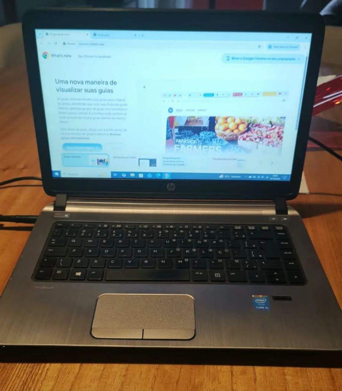 Notebook HP i5 com ssd 
