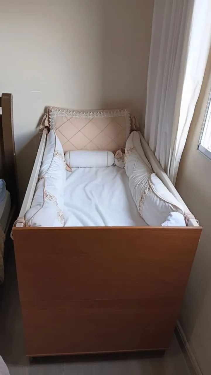 Berço vira cama e cômoda  - Foto 2