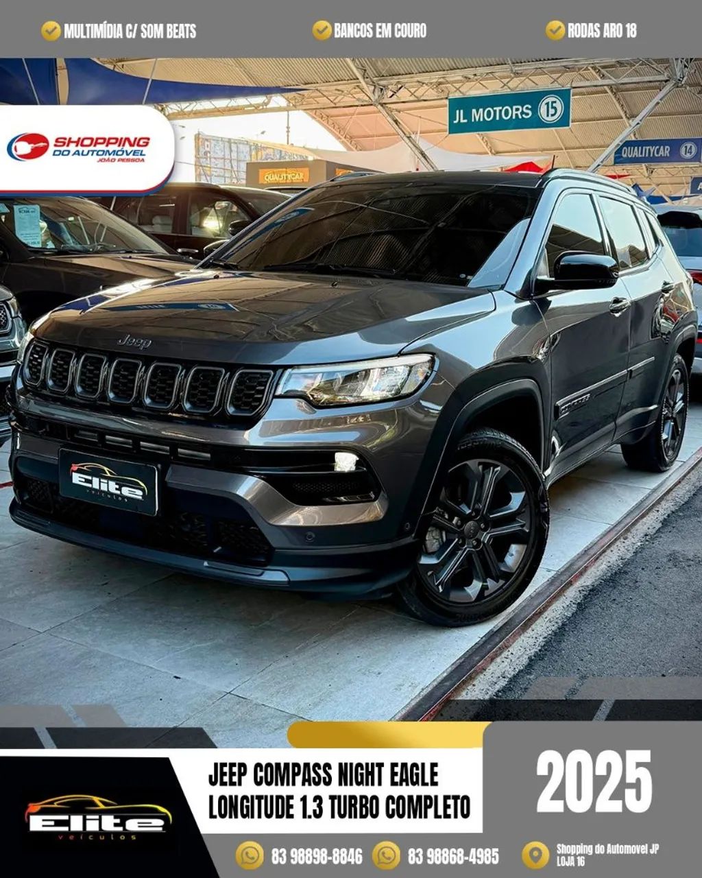 Jeep Compass LON Nig. Eagle 2.0 4X2 Flex Aut. 2025