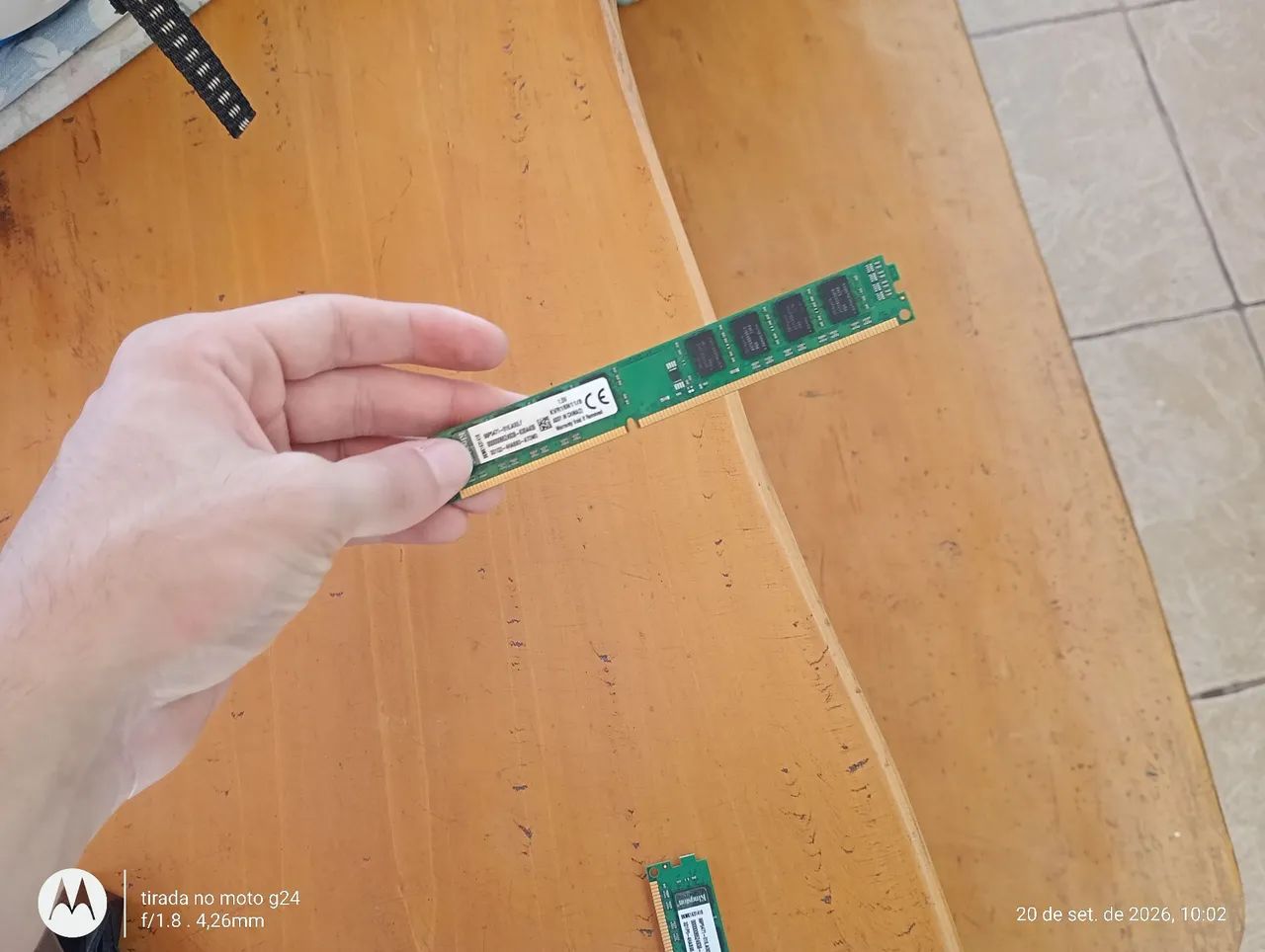 Duas memórias ram 8gb kingston DDR3 - Foto 2
