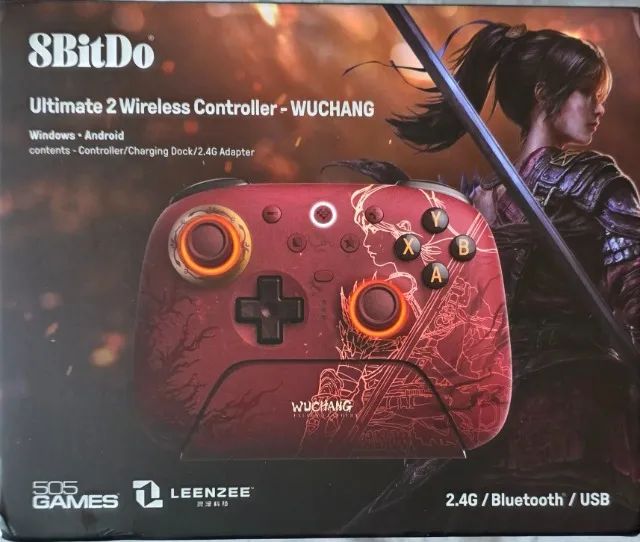 Controle 8BitDo Ultimate 2 Wuchang 2.4G Bluetooth Windows - Android - Original - Lacrado