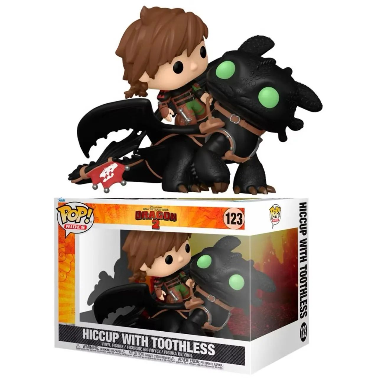 Funko Pop! Rides Como Treinar O Seu Dragao Hiccup With Toothless 123