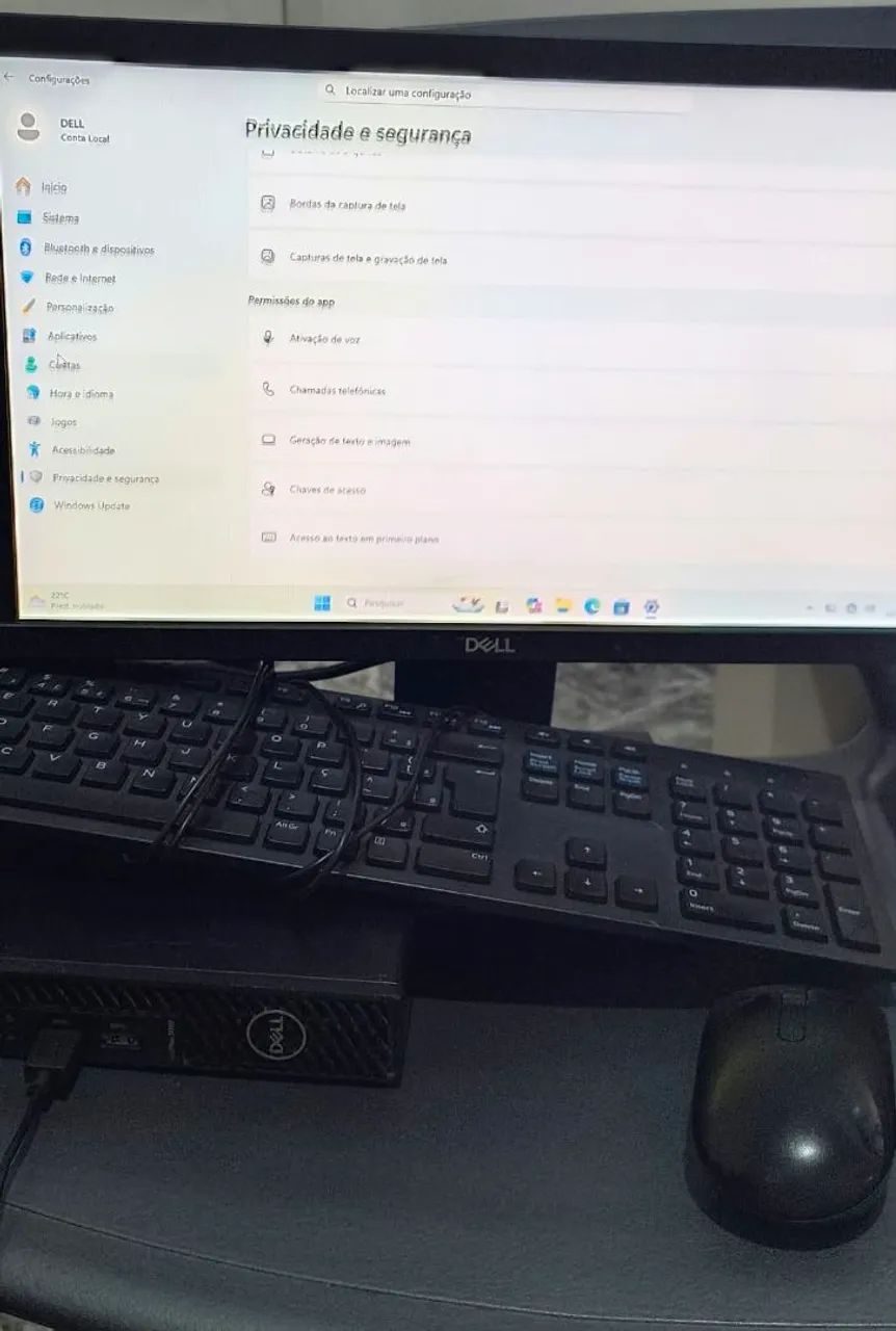 Vendo Destop dell 3080 I5 completo com monitor de 19 polegadas  - Foto 5