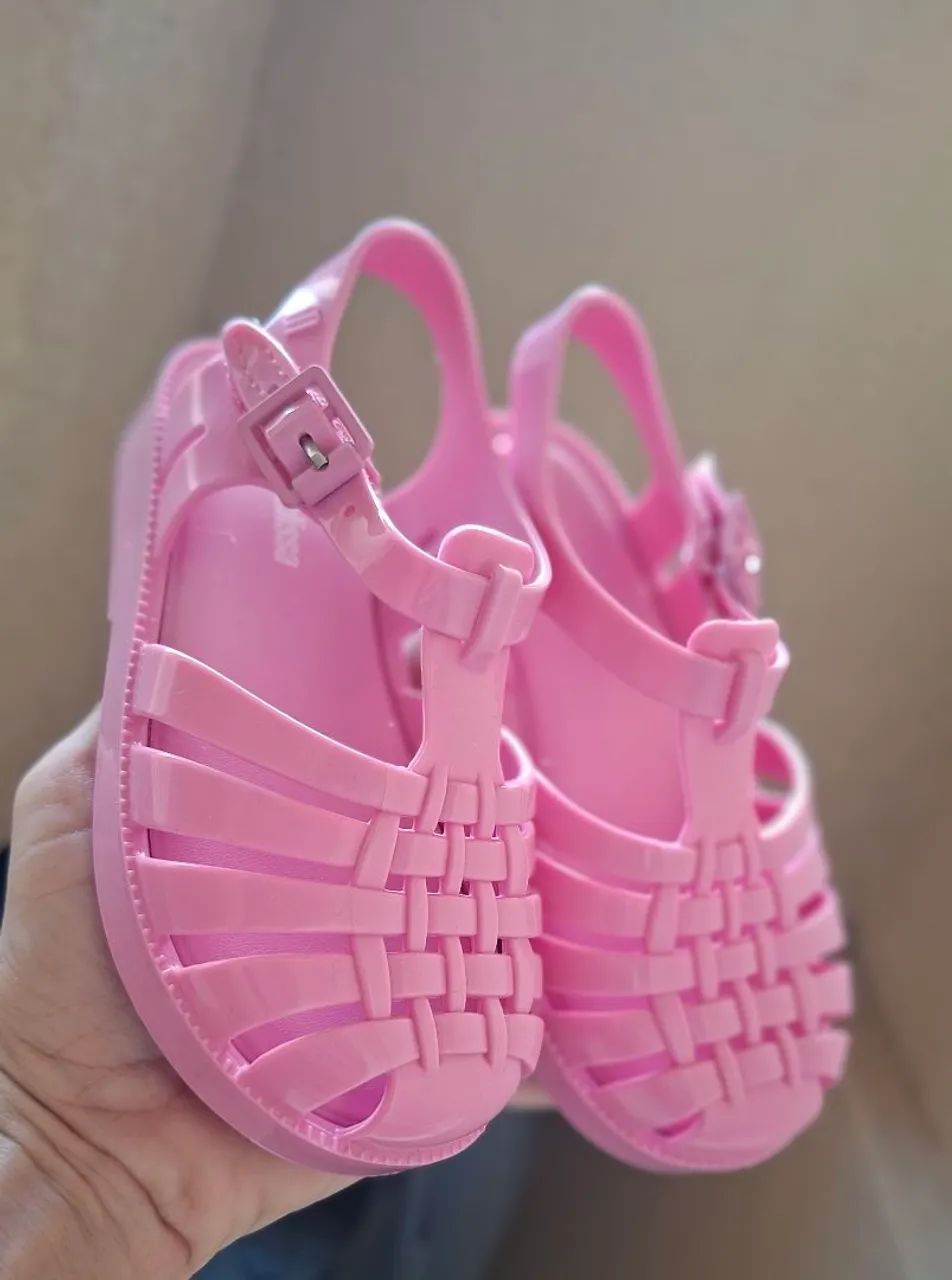 Novo Sandália Mini Melissa Possesion infantil Rosa Bebê 