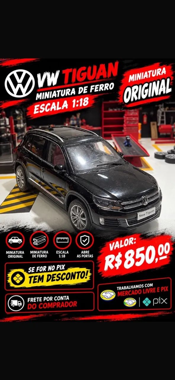 Vw Tiguan 1:18 miniatura 
