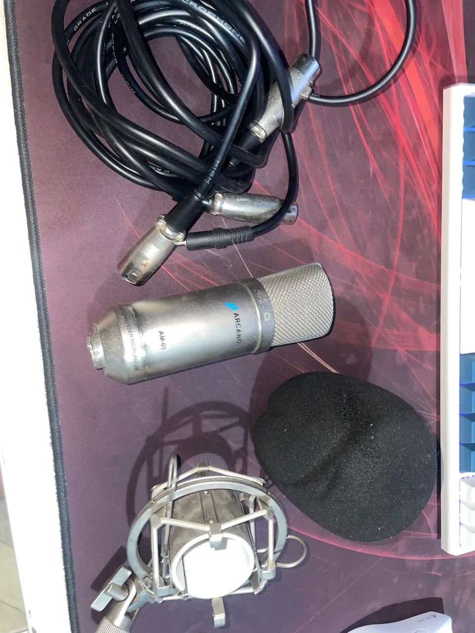 MICROFONE ARCANO AM-01 + cabos XLR - Foto 2