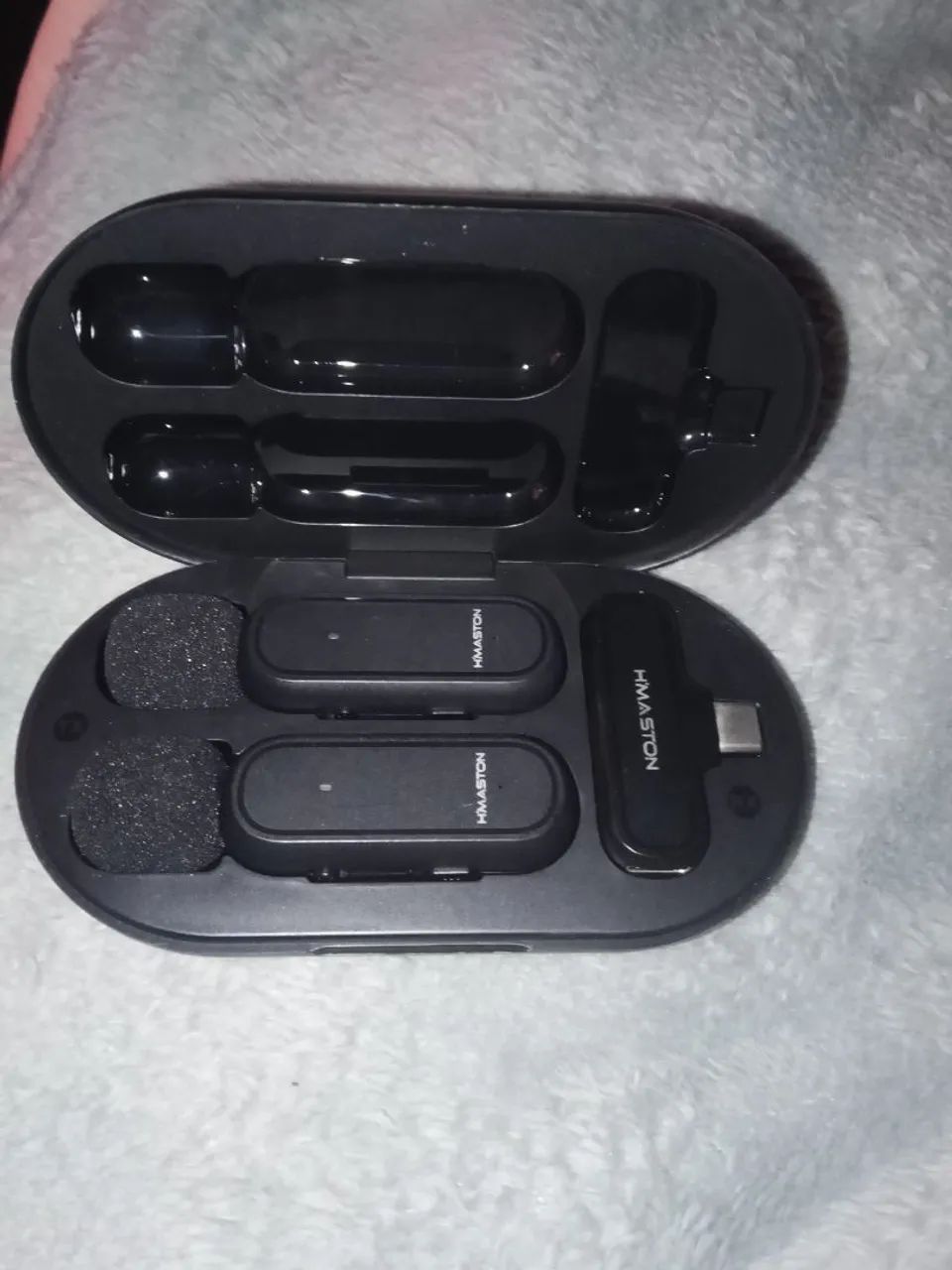 Microfone de lapela sem fio tipo c vendo ou faço negócio 