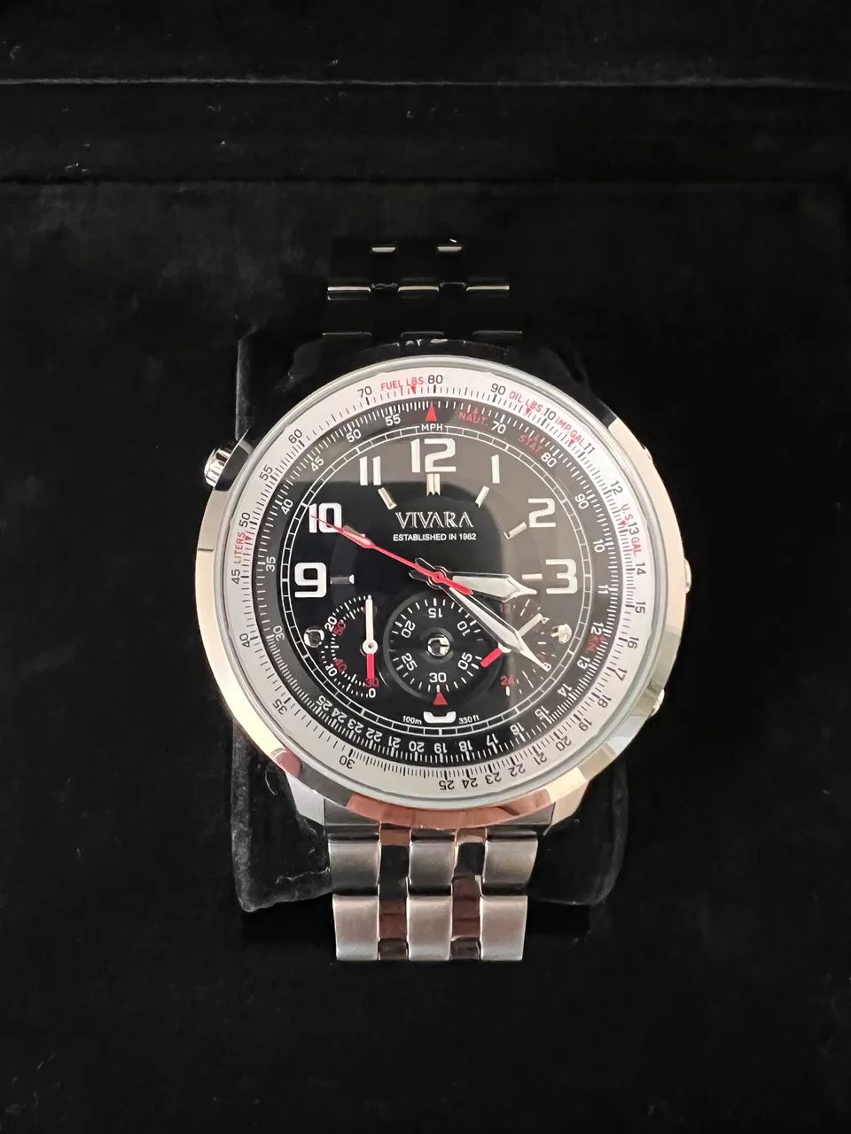 Relógio Vivara Cronógrafo Black Dial - Foto 2