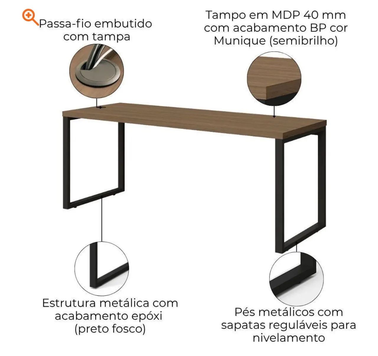Mesa Kappesberg 1,90m  Munique Carvalho - Foto 5