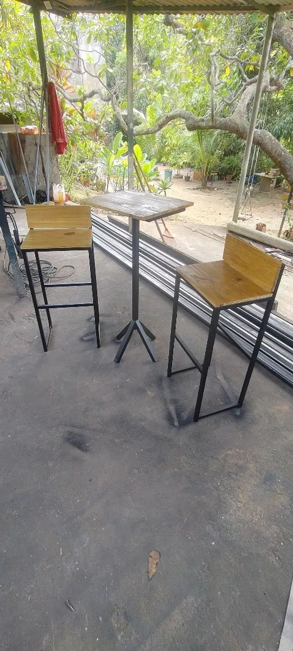 Kit mesa e banquetas - Foto 3