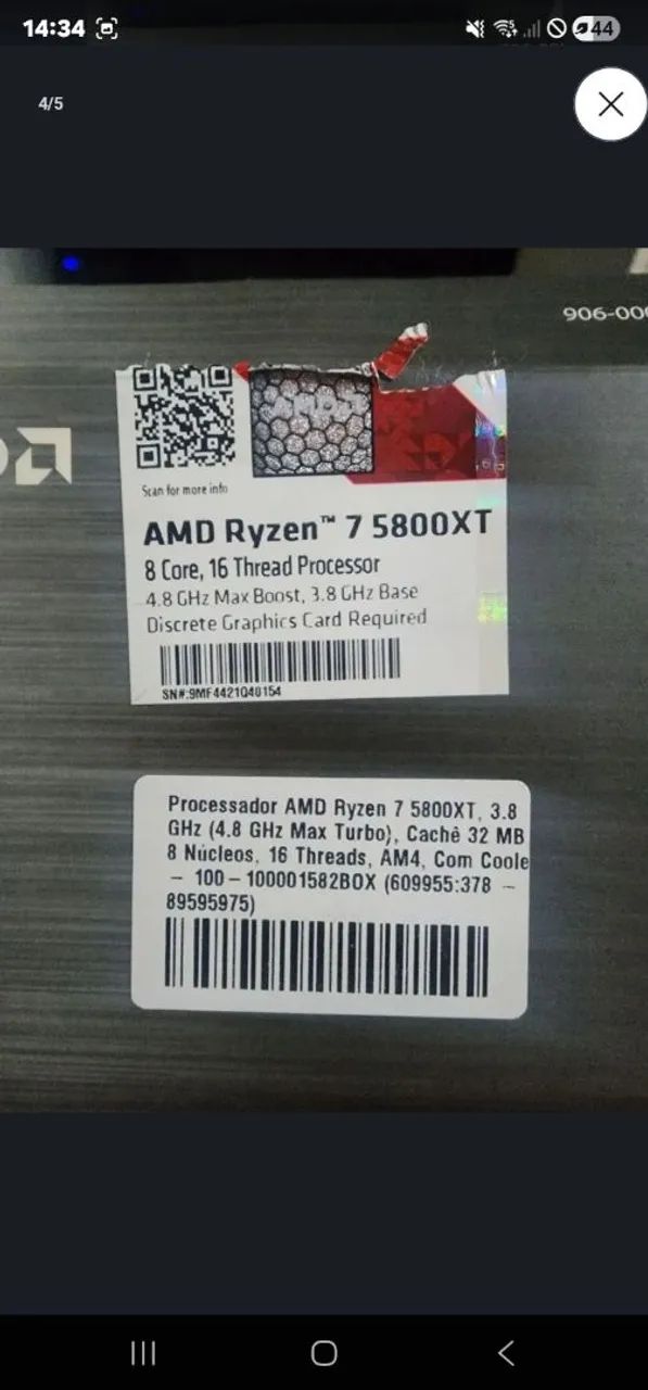 Cooler AMD Wraith Prism RGB Original - Novo - Foto 3