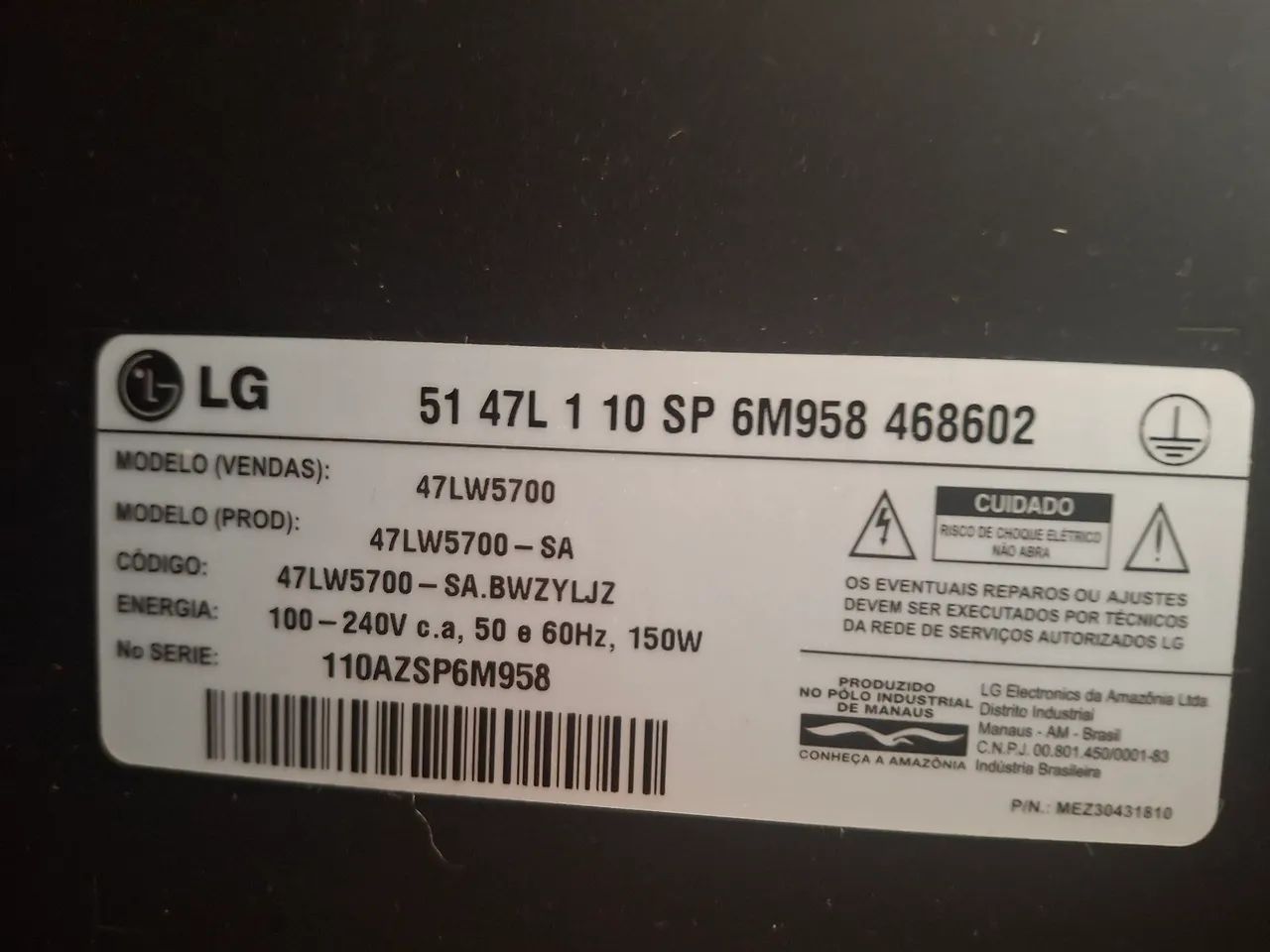 Vendo TV  Otimo Estado