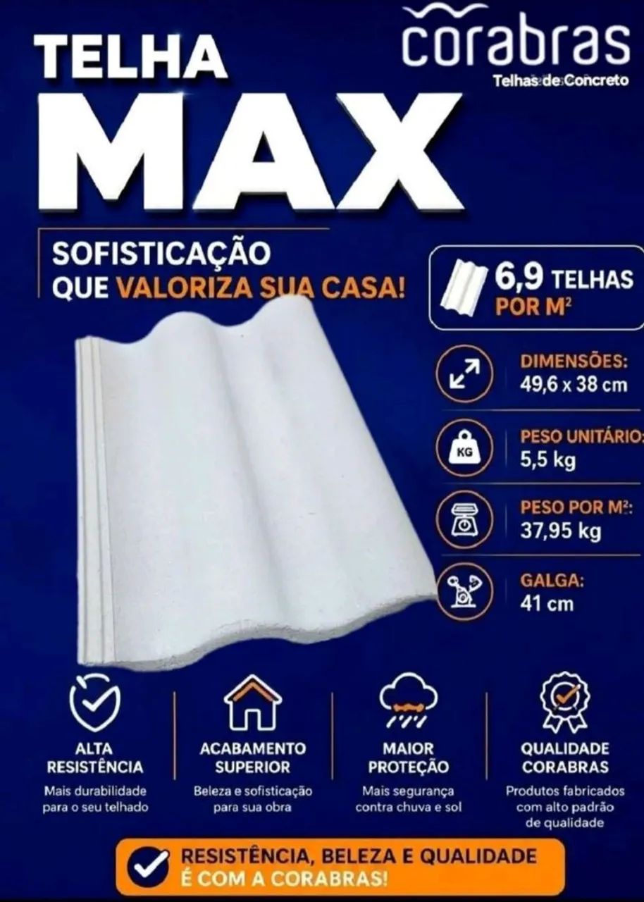 TELHAS DE CONCRETO .    DIRETO DA FABRICA.  - Foto 4