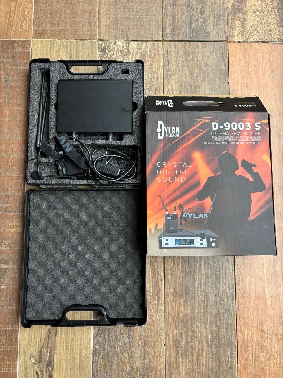 Sistema sem fio UHF Dylan D-9003 S com Microfone Headset - Foto 3