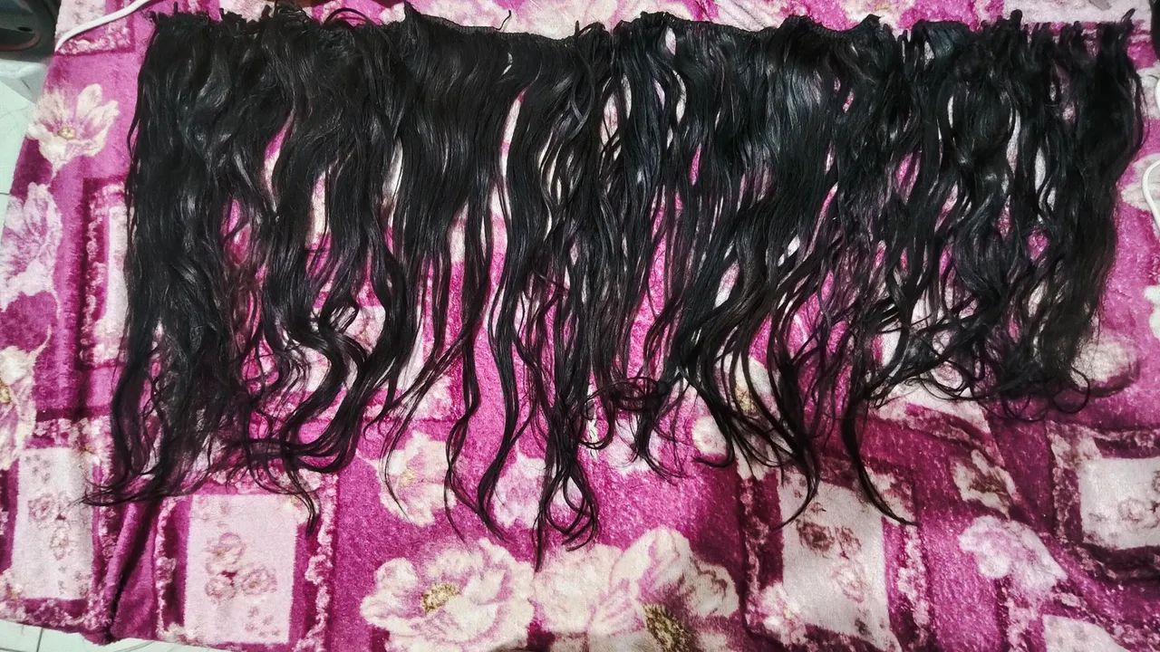 Cabelo humano limpo 70/75 cm 400gr