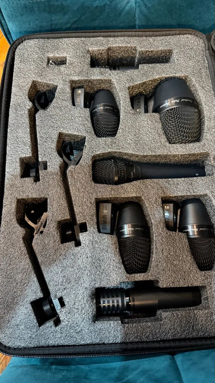 Kit De Microfones Shure Pga Drum Kit 7 Para Bateria - Foto 3
