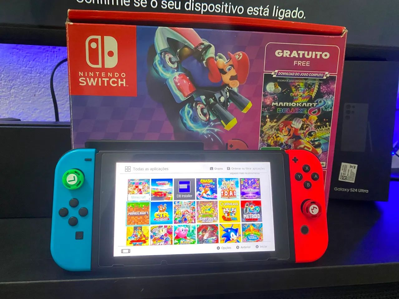 Nintendo switch v2 (Desbloqueado) - Foto 2