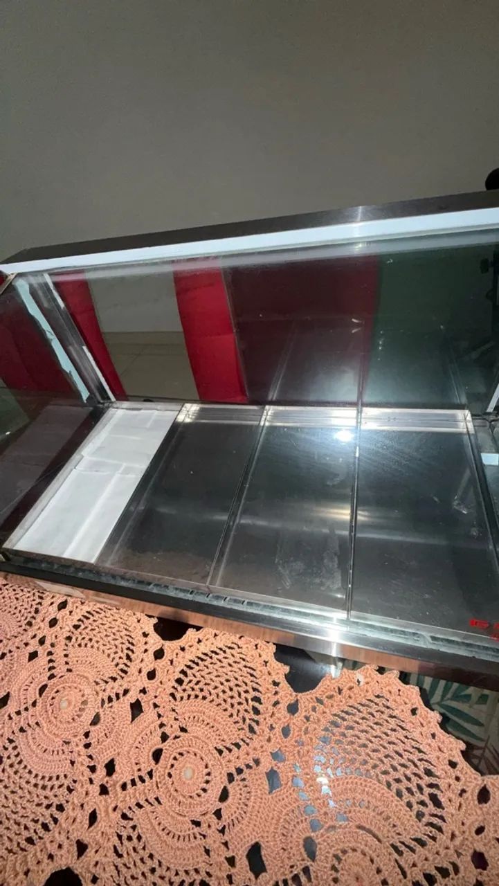 ESTUFA EXPOSITORA AQUECIDA PARA SALGADOS - NOVA - Foto 3