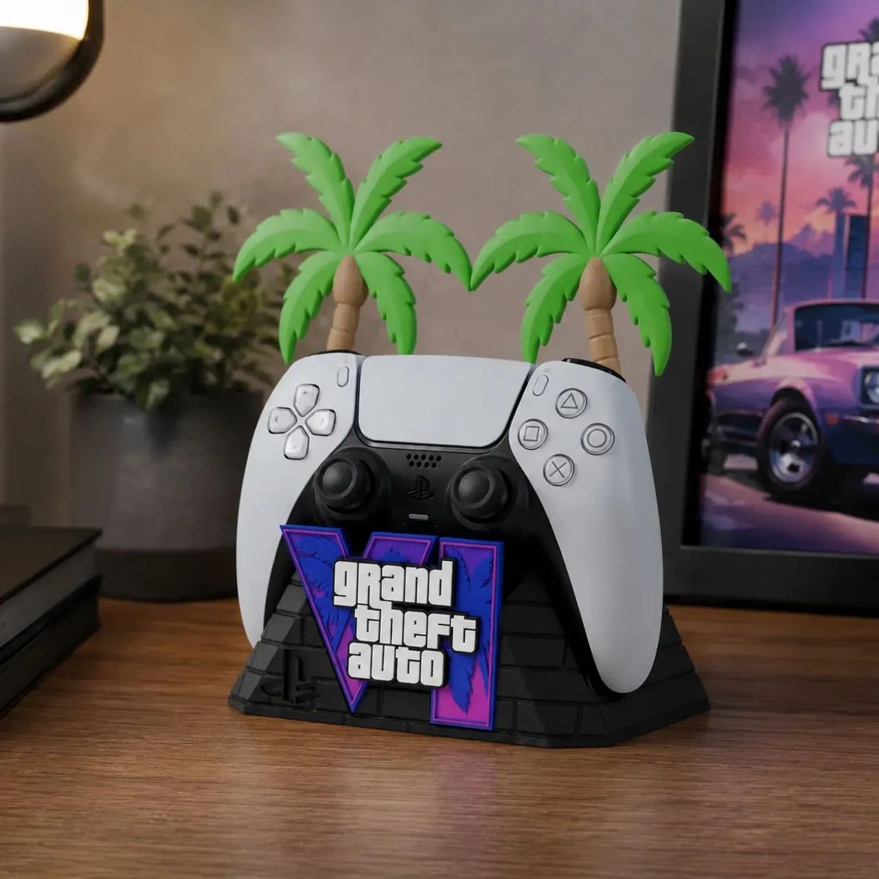 Suporte controlhe playstation 5 tema gta6