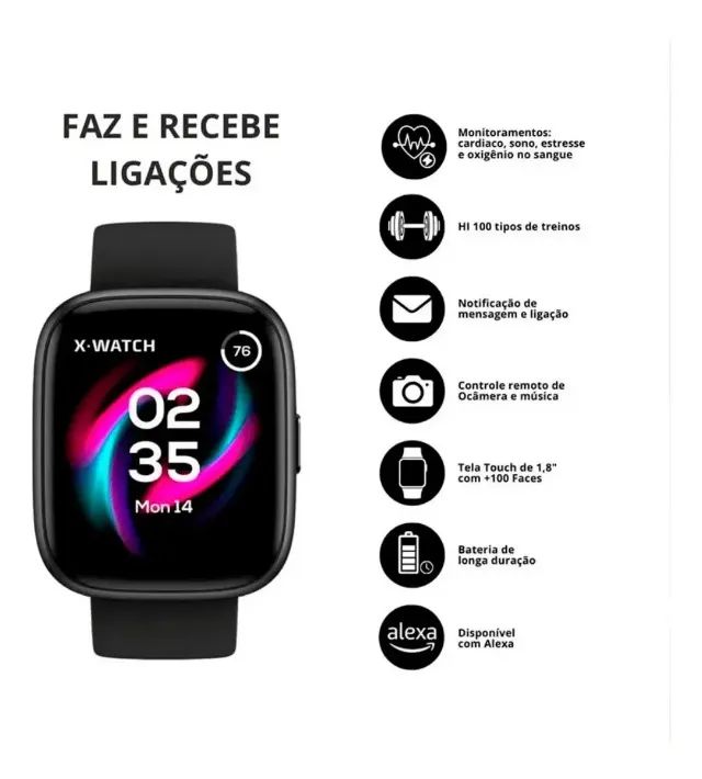 Relógio Smart X-watch Prisma Orient - Foto 4