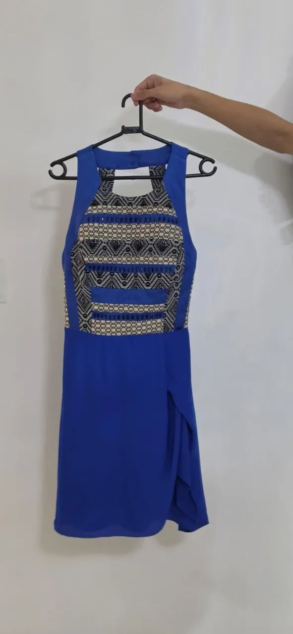 VESTIDO AZUL REGINA SALOMÃO - Foto 2