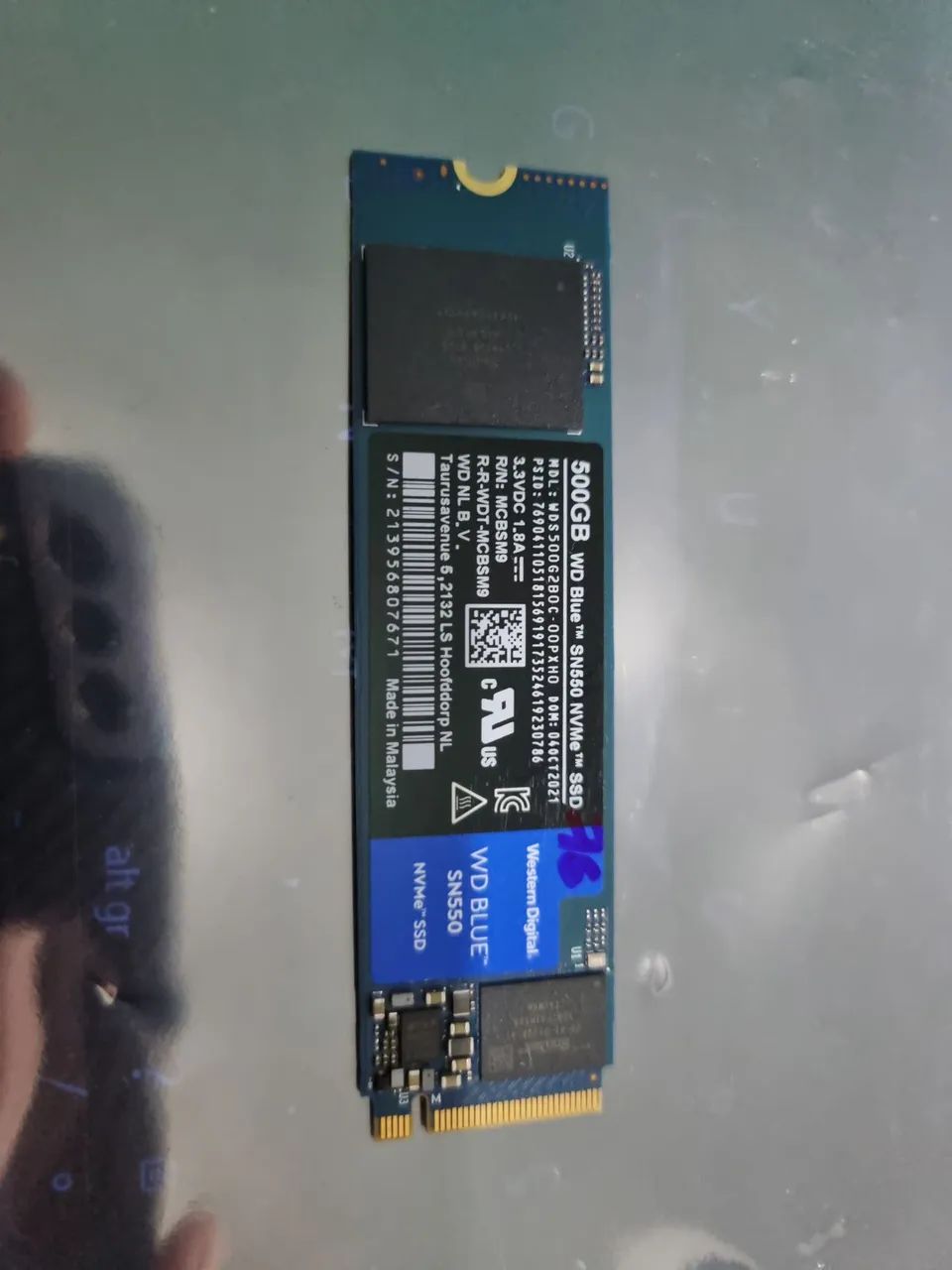 SSD Western Digital WD Blue SN550 500GB M.2 2280 NVMe