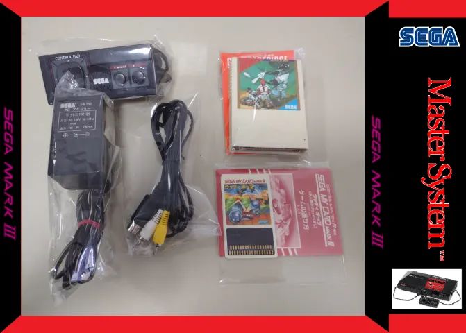 Console Sega Master System Japonês Com 2 Jogo - Foto 5