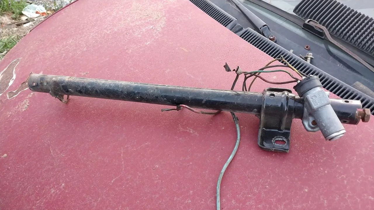 Coluna de direção chevette com miolo sem chave - Foto 2