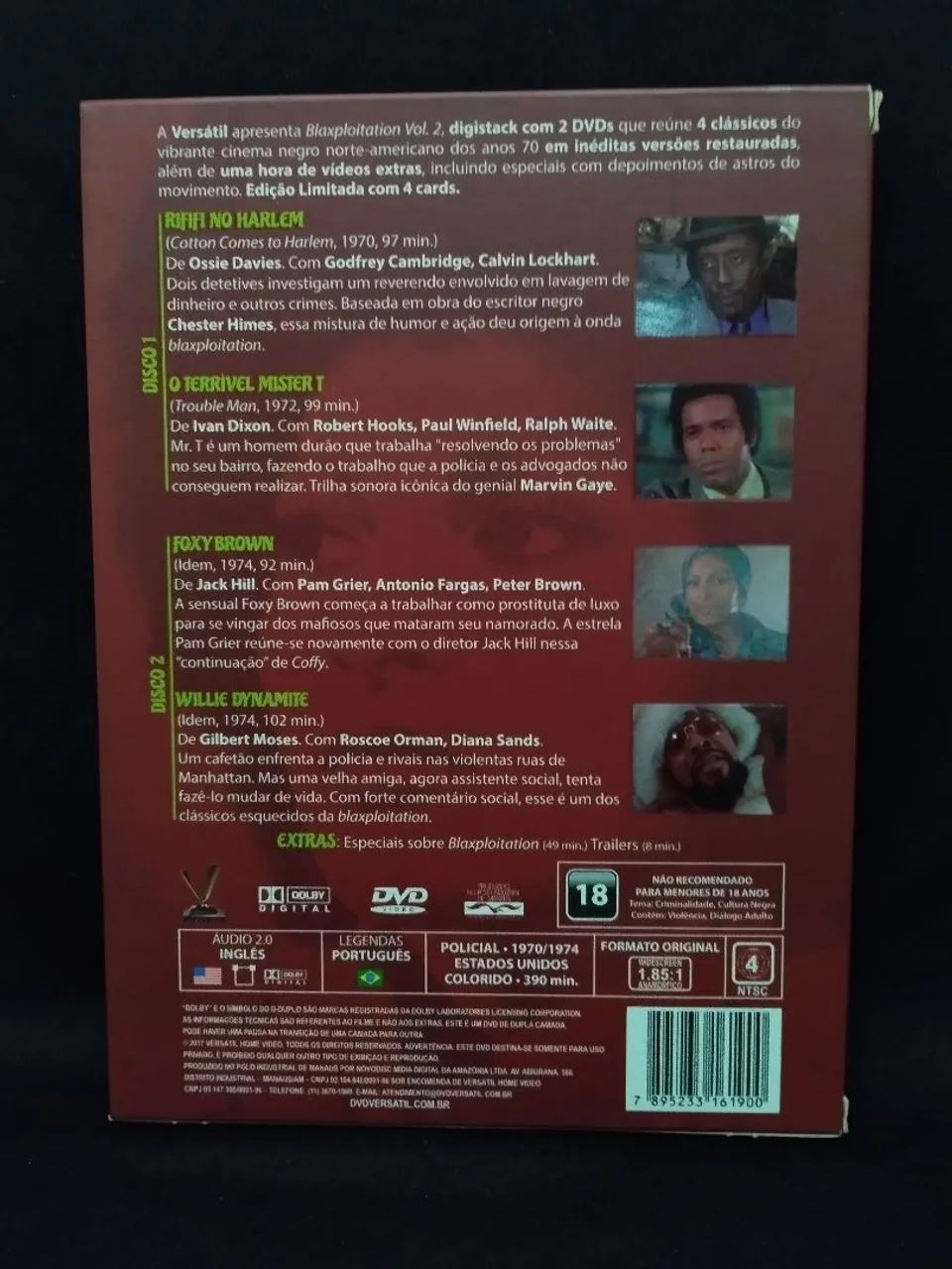 Box Digipack Blaxploitation Vol II - Versátil  - Foto 2