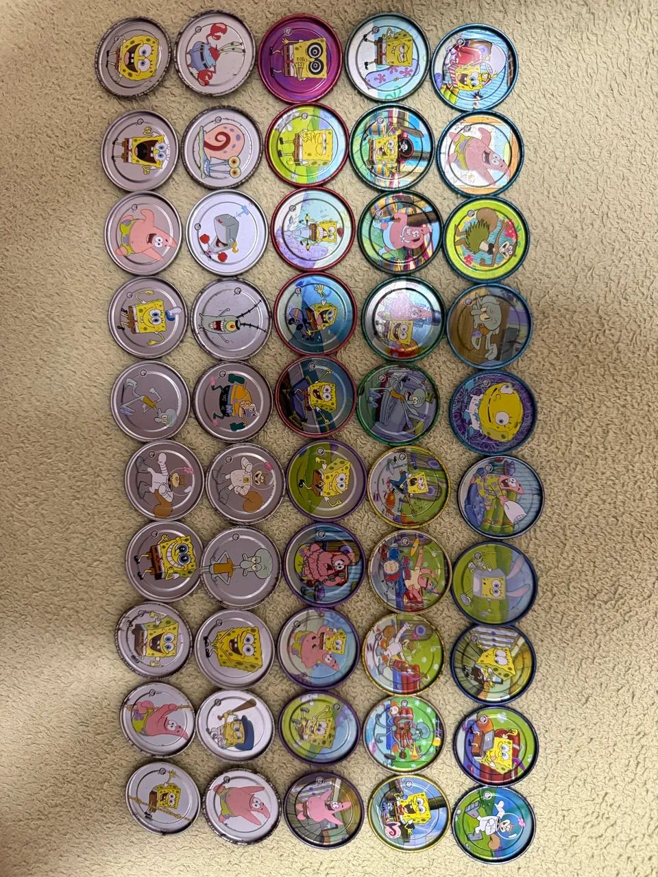 Coleção completa Tazos Elma Chips - Bob Esponja  - Foto 3
