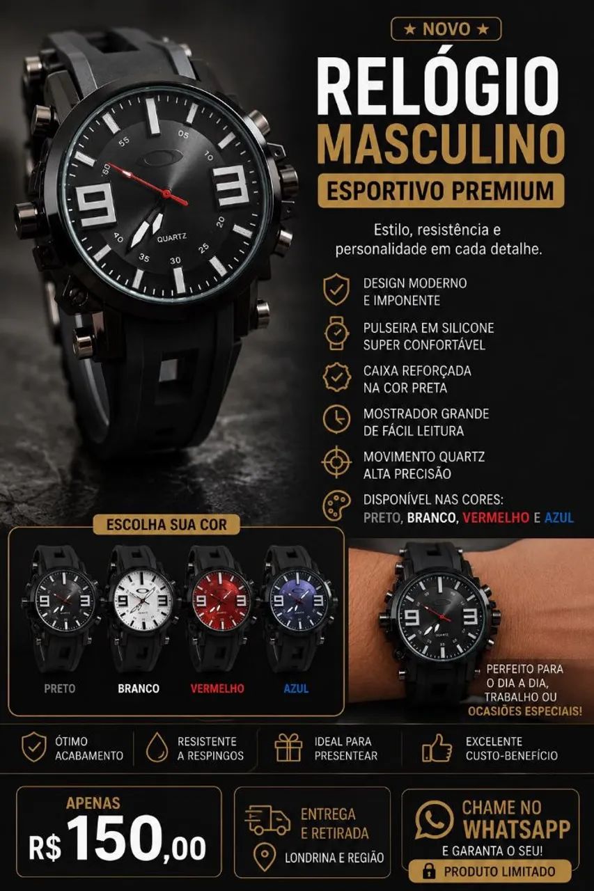 Relógio Oakley gearbox