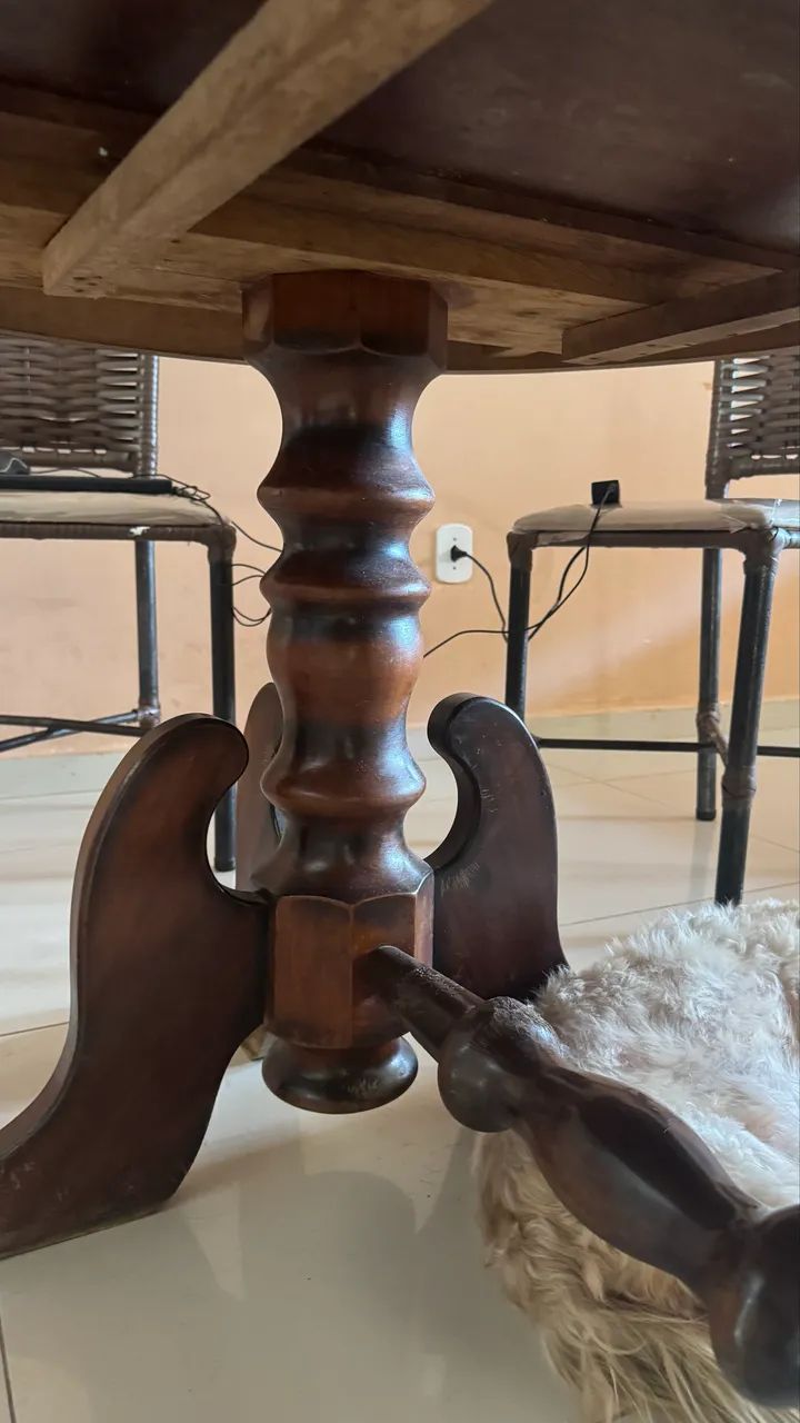 Mesa de madeira retrátil - Foto 3